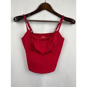 Women’s Hollister Size Medium Red Corset Top